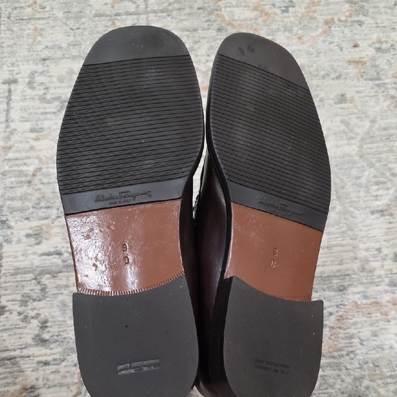 Salvatore Ferragamo Dark Brown Leather Loafers main image 7